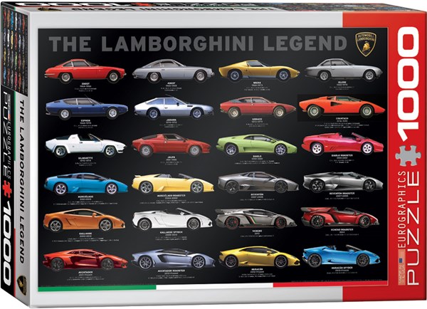 Eurographics (6000-0822) - "Die Legende Lamborghini" - 1000 Teile Puzzle