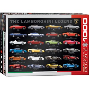 Eurographics (6000-0822) - "Die Legende Lamborghini" - 1000 Teile Puzzle