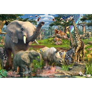 Ravensburger (17823) - "An der Wasserstelle" - 18000 Teile Puzzle