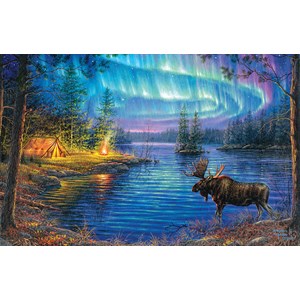 SunsOut (69632) - Abraham Hunter: "Northern Night" - 1000 Teile Puzzle