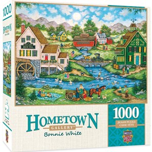 MasterPieces (71732) - Bonnie White: "Millside Picnic" - 1000 Teile Puzzle