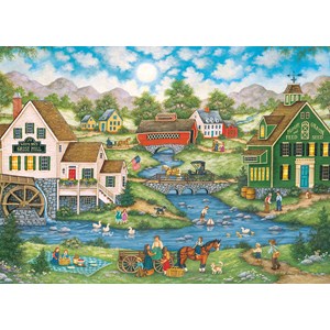 MasterPieces (71732) - Bonnie White: "Millside Picnic" - 1000 Teile Puzzle