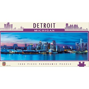 MasterPieces (71597) - "Detroit, Michigan" - 1000 Teile Puzzle