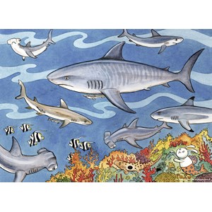 Ravensburger (09628) - "Sea of Sharks" - 60 Teile Puzzle