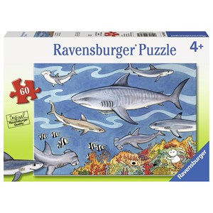 Ravensburger (09628) - "Sea of Sharks" - 60 Teile Puzzle