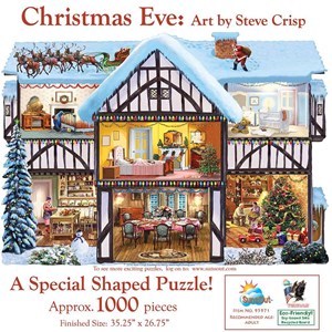 SunsOut (95971) - Steve Crisp: "Christmas Eve" - 1000 Teile Puzzle