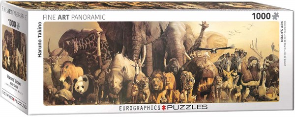 Eurographics (6010-4654) - Haruo Takino: "Tiere der Arche Noah" - 1000 Teile Puzzle