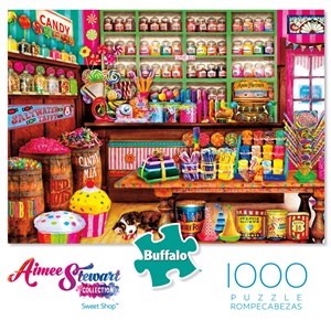 Buffalo Games (11745) - Aimee Stewart: "Sweet Shop" - 1000 Teile Puzzle