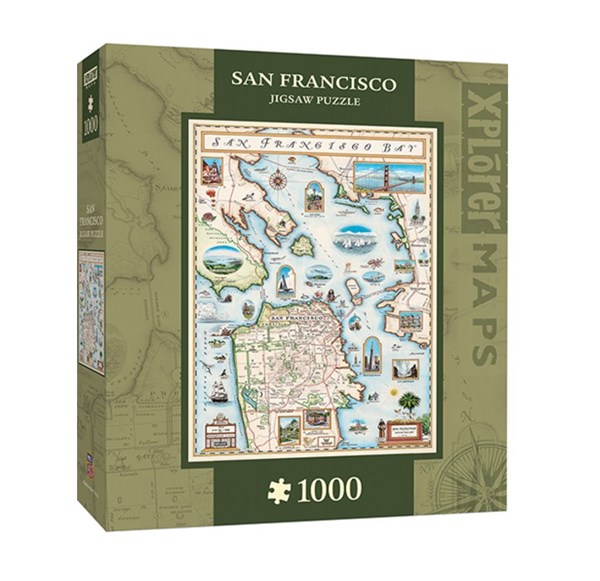 MasterPieces (71705) - "San Francisco Bay" - 1000 Teile Puzzle