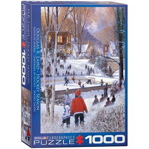 Eurographics (6000-0688) - Douglas Laird: "Hockey-Saison" - 1000 Teile Puzzle