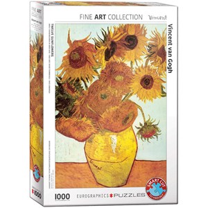 Eurographics (6000-3688) - Vincent van Gogh: "Sonnenblumen" - 1000 Teile Puzzle