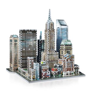 Wrebbit (W3D-2011) - "New York: Midtown East - Chrysler" - 875 Teile Puzzle
