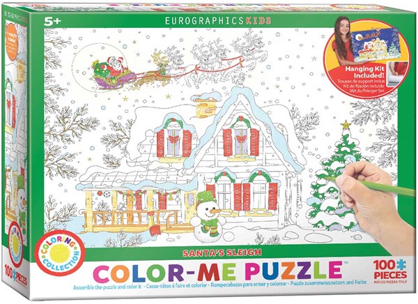 Eurographics (6111-0917) - "Santas Ankunft" - 100 Teile Puzzle