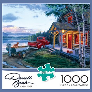 Buffalo Games (11229) - Darrell Bush: "Cabin Fever" - 1000 Teile Puzzle
