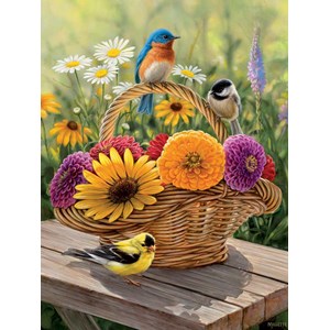 Cobble Hill (54339) - Rosemary Millette: "Summer Bouquet" - 275 Teile Puzzle