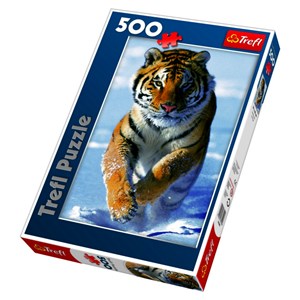 Trefl (37009) - "Snow Tiger" - 500 Teile Puzzle