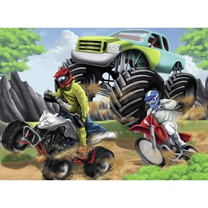 Ravensburger (12821) - "Power Vehicles" - 200 Teile Puzzle