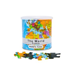 Geo Toys (GEO 240) - "City Magnetic Puzzle World" - 100 Teile Puzzle