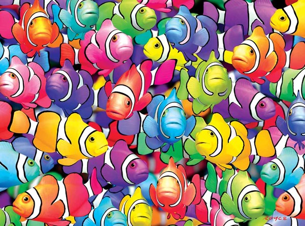 Buffalo Games (11701) - Royce B. McClure: "Clown School" - 1000 Teile Puzzle