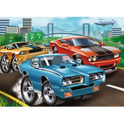 Ravensburger (09591) - "Muscle Cars" - 60 Teile Puzzle