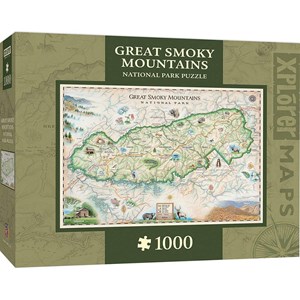 MasterPieces (71703) - "Great Smoky Mountains National Park" - 1000 Teile Puzzle