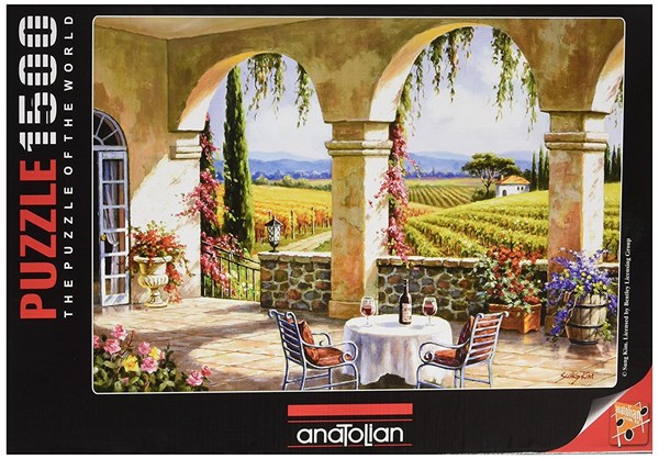 Anatolian (4523) - "Terrasse auf dem Weinberg" - 1500 Teile Puzzle