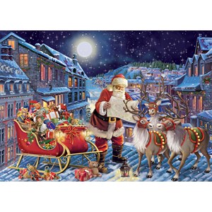 Jumbo (11173) - "Die Weihnachtsreise" - 200 Teile Puzzle