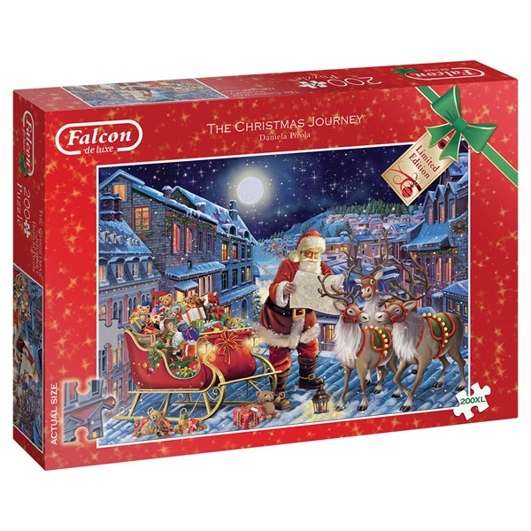 Jumbo (11173) - "Die Weihnachtsreise" - 200 Teile Puzzle