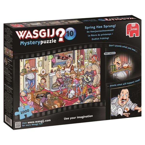 Jumbo (17406) - Graham Thompson: "Wasgij Mystery 10 - Endlich Frühling!" - 1000 Teile Puzzle