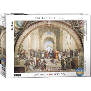 Eurographics (6000-4141) - Raphael: "Die Schule von Athen" - 1000 Teile Puzzle