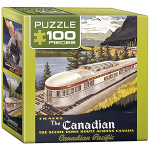 Eurographics (8104-0322) - "The Canadian (Mini)" - 100 Teile Puzzle
