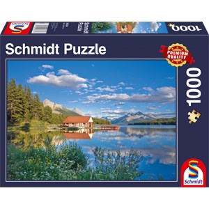 Schmidt Spiele (58334) - "Ein Wochenende am See" - 1000 Teile Puzzle