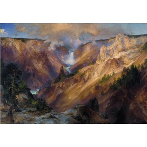 Pomegranate (AA611) - Thomas Moran: "The Grand Canyon of the Yellowstone" - 1000 Teile Puzzle