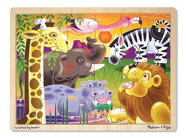 Melissa and Doug (2937) - "African Plains" - 24 Teile Puzzle