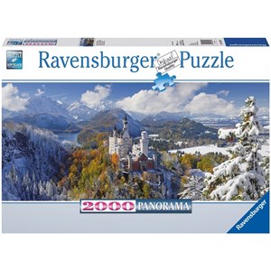 Ravensburger (16691) - "Neuschwanstein Castle" - 2000 Teile Puzzle