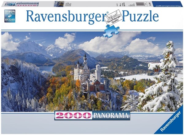 Ravensburger (16691) - "Neuschwanstein Castle" - 2000 Teile Puzzle