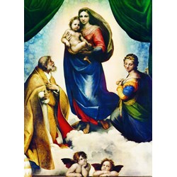 Eurographics (6000-1211) - Raphael: "Die Sixtinische Madonna" - 1000 Teile Puzzle
