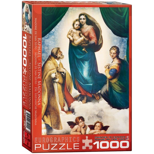 Eurographics (6000-1211) - Raphael: "Die Sixtinische Madonna" - 1000 Teile Puzzle