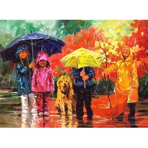 Anatolian (PER3153) - "Freude im Regen" - 1000 Teile Puzzle