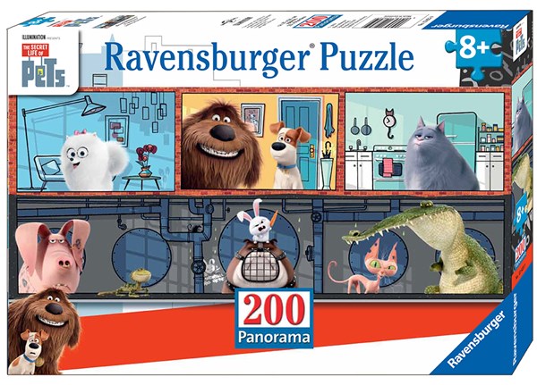 Ravensburger (12834) - "Secret Life of Pets" - 200 Teile Puzzle