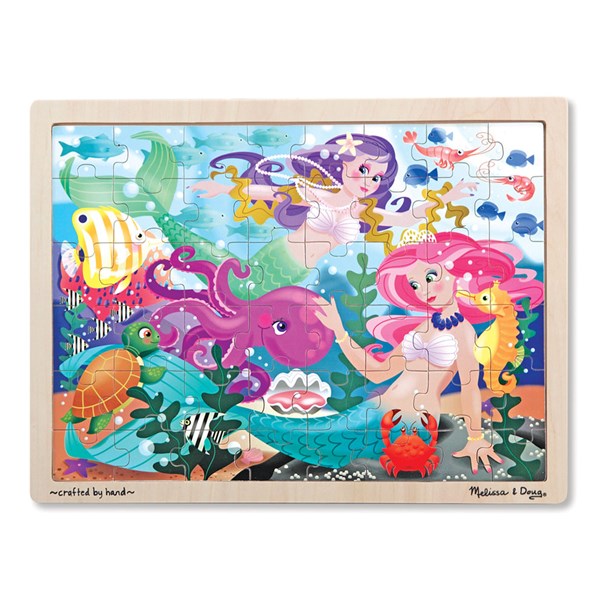 Melissa and Doug (2911) - "Mermaid Fantasea" - 48 Teile Puzzle