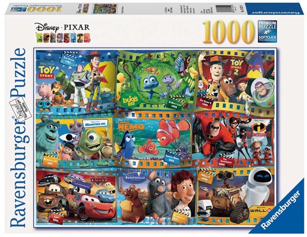 Ravensburger (19222) - "Disney Pixar Movies" - 1000 Teile Puzzle