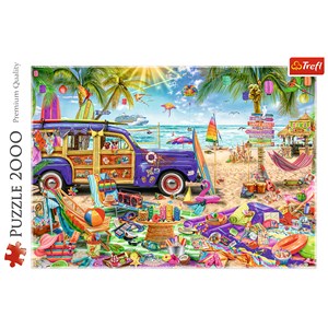 Trefl (27109) - "Tropischer Urlaub" - 2000 Teile Puzzle