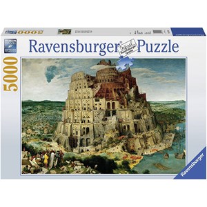 Ravensburger (17423) - Pieter Brueghel the Elder: "Turmbau zu Babel" - 5000 Teile Puzzle