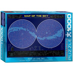 Eurographics (6000-1010) - "Himmelskarte" - 1000 Teile Puzzle