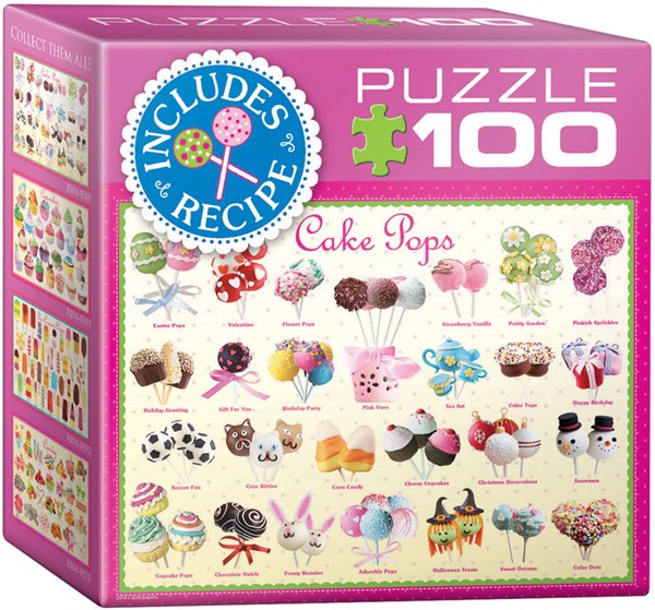 Eurographics (8104-0518) - "Cake Pops" - 100 Teile Puzzle