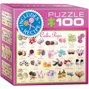 Eurographics (8104-0518) - "Cake Pops" - 100 Teile Puzzle