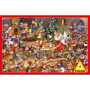 Piatnik (537943) - François Ruyer: "Weihnachtsmann" - 1000 Teile Puzzle