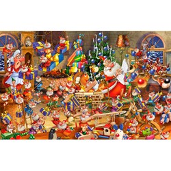 Piatnik (537943) - François Ruyer: "Weihnachtsmann" - 1000 Teile Puzzle