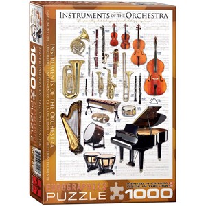 Eurographics (6000-1410) - "Musikinstrumente" - 1000 Teile Puzzle